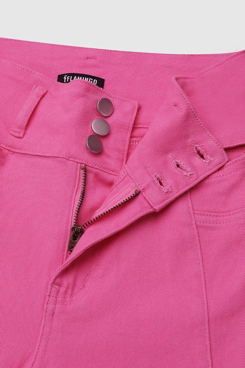 Solid Cut Out Waist Skinny High Waist Capri Jeans-($15 cash back for the first 50 people)
