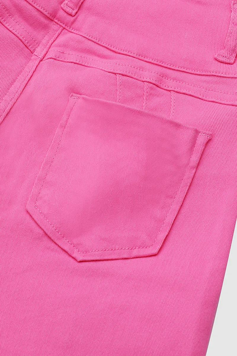 Solid Cut Out Waist Skinny High Waist Capri Jeans-($15 cash back for the first 50 people)