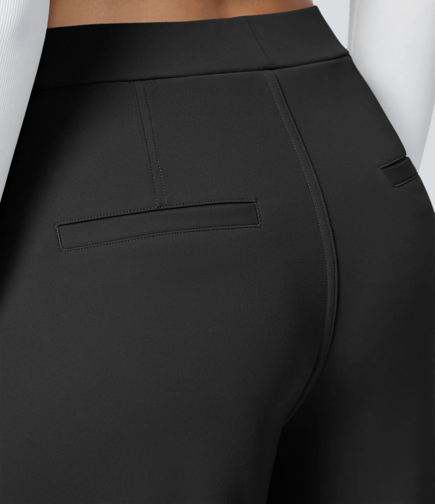 ⏰Summer Sale-SALE!High Waisted Side Pocket Straight Leg Work Pants